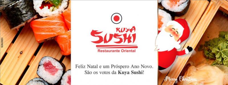 A Equipe Kuya Sushi deseja a todos um Feliz NataL e um Ano Novo repleto de felicidade!