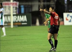 Arbitra Goioerense Edina Alves esta escalada para o jogo srie A - Fluminense x Corinthians - domingo,23
