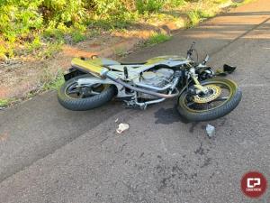 Motociclista perde a vida em acidente na PR-482, entre Maria Helena e Umuarama