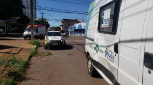 Ambulncia de Quarto Centenrio se envolve em acidente em Campo Mouro