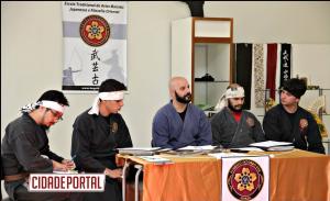 Goioer reuniu artistas marciais de Bugeiko de diferentes cidades para encontro com seu mestre Kyoshi Federico Dinatale.