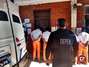 51 presos condenados foram transferidos da Cadeia Pblica de Goioer para penitenciaria de Cruzeiro