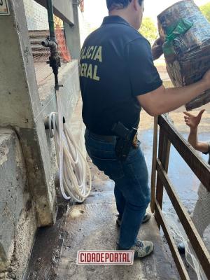 Polícia Federal incinera mais de 800 quilos de entorpecente em Maringá