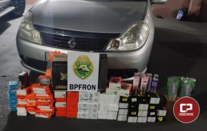 BPFRON apreende veículo carregado com mercadorias estrangeiras em Ubiratã