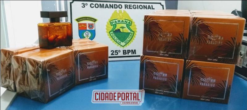 Polcia Militar de Umuarama recupera produtos de roubo que teria sido trocado por drogas