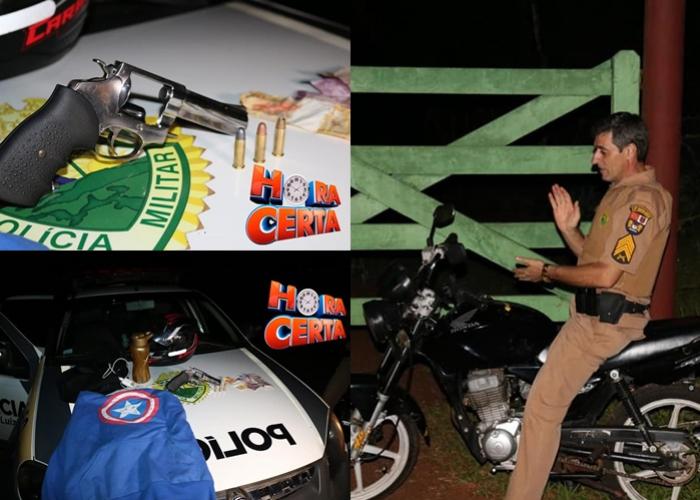 Dupla de assaltantes  presa pela polcia Militar aps cometer crime em Iretama