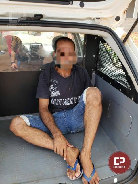 Homem  preso aps tentativa frustrada de furto a residncia em Marechal Cndido Rondon-PR