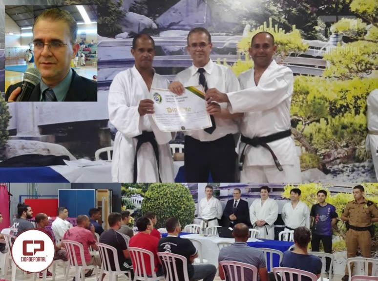 Professor Mário Ronei é Presidente da Federação Paranaense de Karate e atual sede é em Goioerê