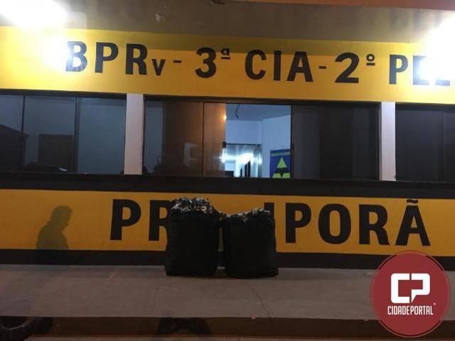 Posto policial rodovirio de Ipor apreende mercadoria contrabandeadas do Paraguai