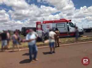 Acidente no trevo de Juranda deixou 4 pessoas feridas