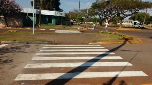 TRNSITO:  Retirado quebra-molas e sinalizado locais dos novos semforos