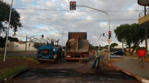 TRNSITO:  Retirado quebra-molas e sinalizado locais dos novos semforos