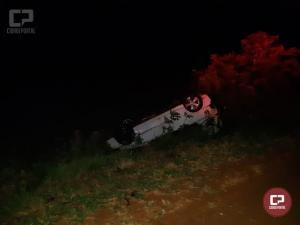 Motorista morre aps capotar veculo na BR-369 em Ubirat