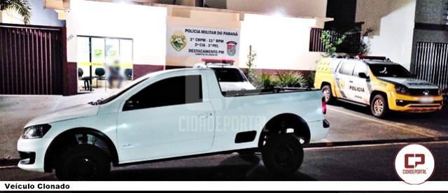 Polícia Militar age rápido e apreende camionete clonada em Campina da Lagoa