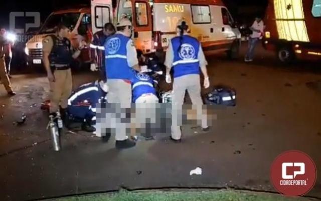 Jovem de 19 anos morre aps coliso violenta no centro de Campo Mouro