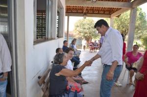 Vice Nil Pereira visita Centro de Convivncia de Idosos que comemorou Dia dos Pais em Ubirat