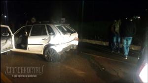 Acidente automobilstico deixa duas pessoas com ferimentos na BR-369 prximo a Arcam em Campo Mouro