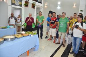 Craques da seleo master do Brasil se confraternizaram com ubiratanenses em um almoo especial