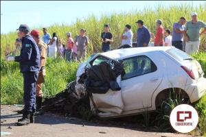 Vdeo: Duas pessoas perdem a vida e uma fica gravemente ferida em acidente entre Goioer e Moreira Sales