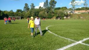 Atletas veteranos esto disputando a 1 Copa de Futebol Amigos do Hideo em Ubirat