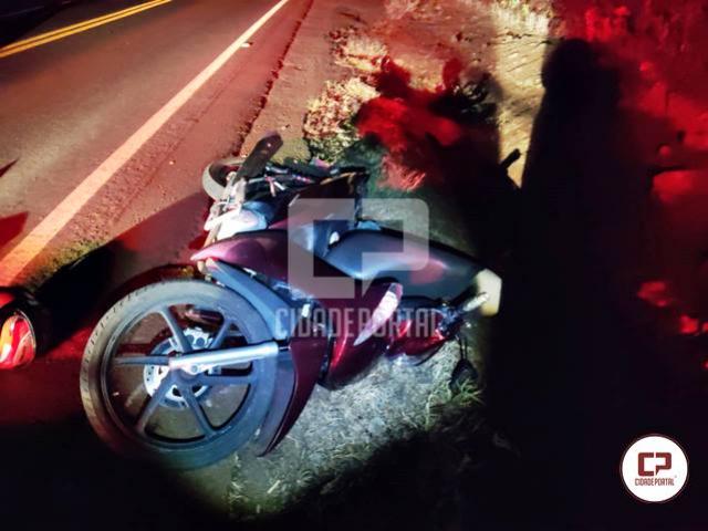 Homem perde a vida após cair de moto na PR-180