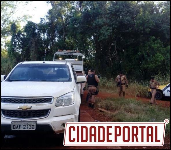 Policiais da Patrulha Rural prendem indivduo suspeito a roubo de caminhonete prximo ao Distrito de Yolanda