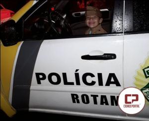 Rotam da Polícia Militar realiza sonho de criança durante aniversário de 8 anos em Campina da Lagoa