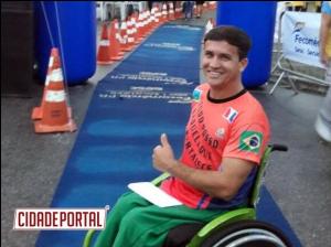 Atleta cadeirante de Goioer sagra-se campeo em Circuito do Sesc em Paranagu