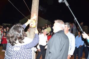São João realizou festa com tradicional queima da fogueira em Ubiratã