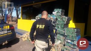 PRF descobre 2,1 toneladas de maconha sob carga de cebola em Ubirat no Paran