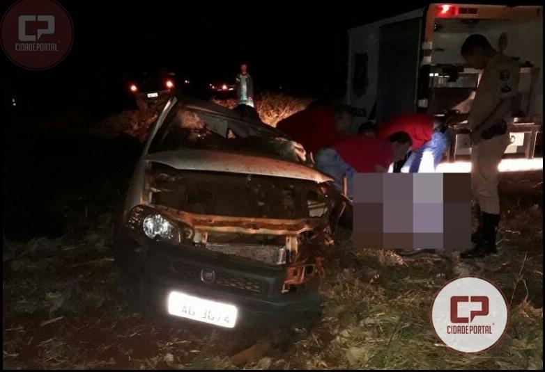 Acidente automobilstico ceifa a vida de uma pessoa na noite de sbado entre Assis Chateaubriand a Brasilndia do Sul na PR-486