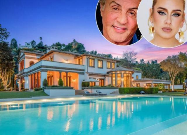 Adele estaria comprando mansão de Sylvester Stallone por R$ 323 milhões