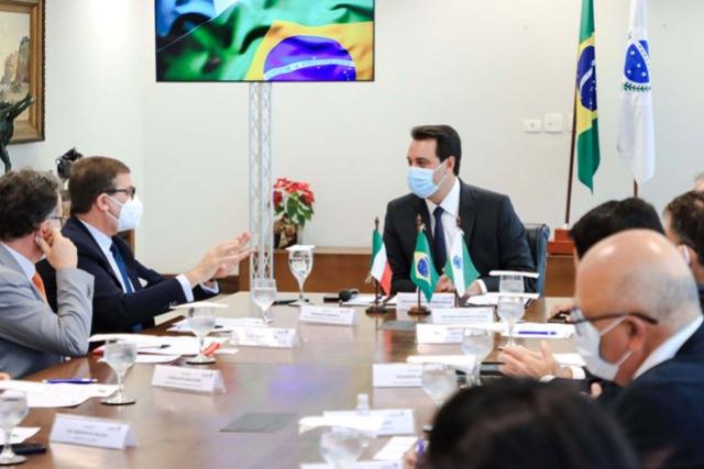 Governador e embaixador da Itália discutem novas parcerias em diversos setores