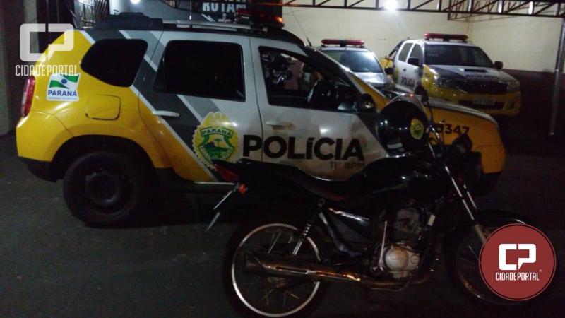 Polcia Militar recupera moto furtada no sbado, 11 em Ubirat