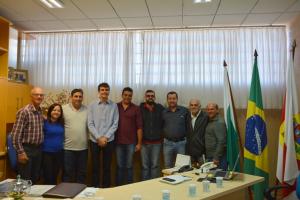 Prefeito de Moreira Sales Rafael Bolacha se rene com os vereadores na manh desta sexta-feira, 07