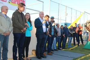 Douglas Fabrcio e prefeito Rafael Bolacha  inauguram Arena Esportiva e Academia ao Ar Livre