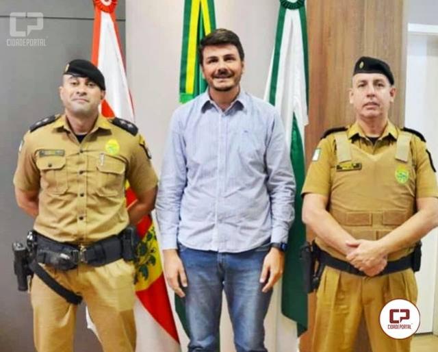 Prefeito de Moreira Sales realiza reunião com Comandantes da Polícia Militar