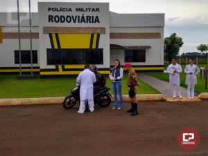 PRE de Marechal Cndido Rondon realizara exames de sangue e de presso nas pessoas que transitavam pela PR-491