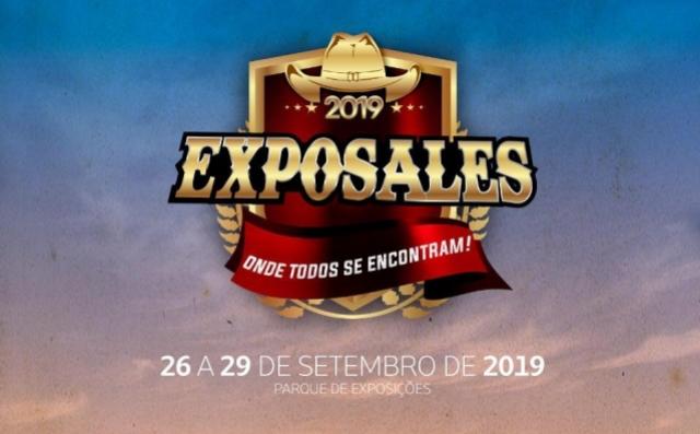 Definida a programação da Expo-Sales 2019 - a festa mais top da região